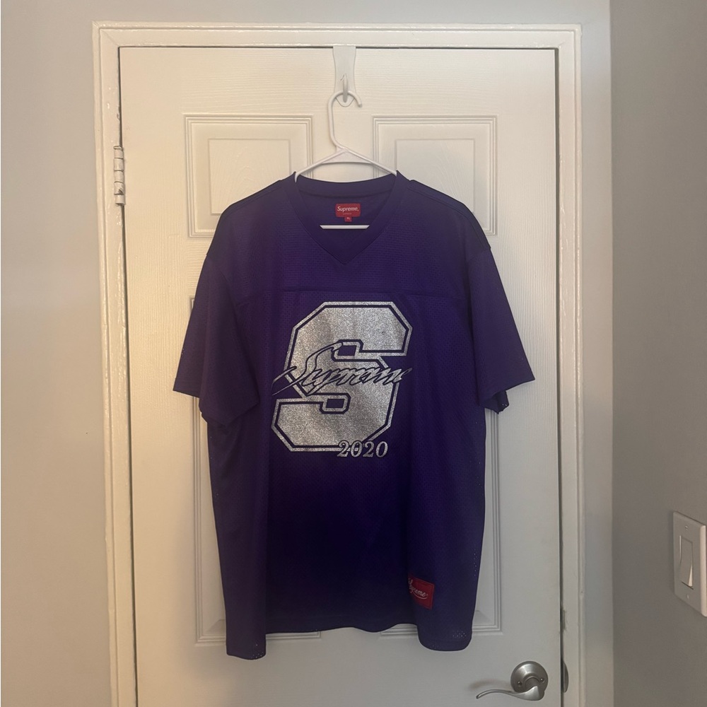 Supreme Purple Mesh Jersey